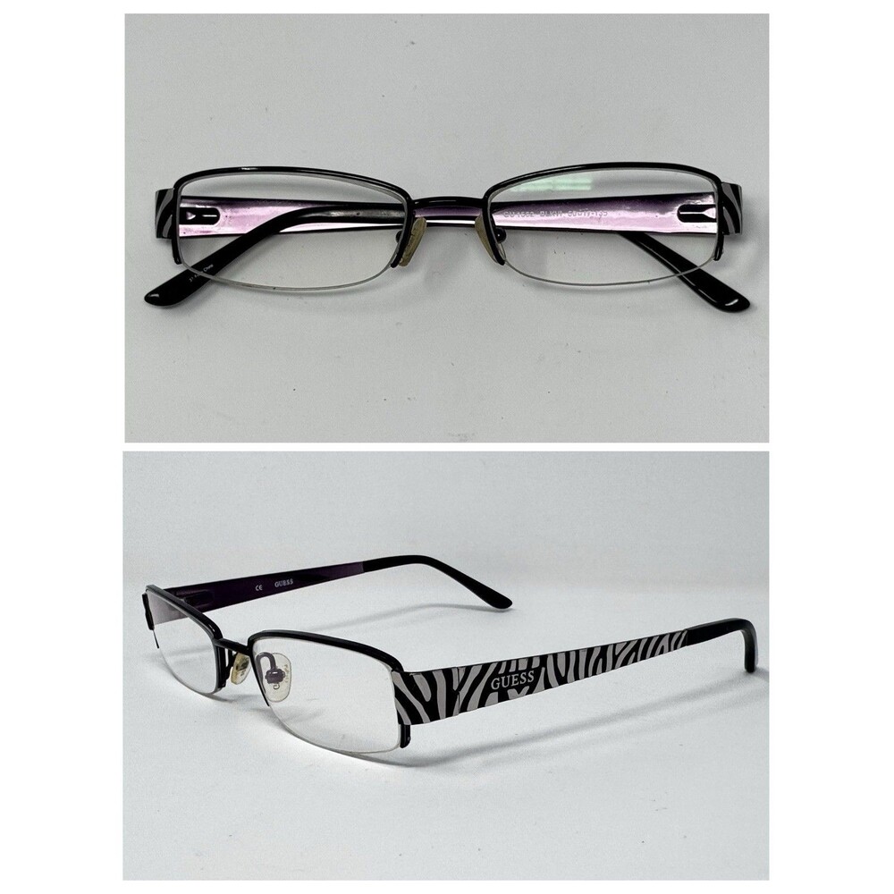 Guess GU 1562 BLKVI Black Violet Eyeglass Frames 50-17-135